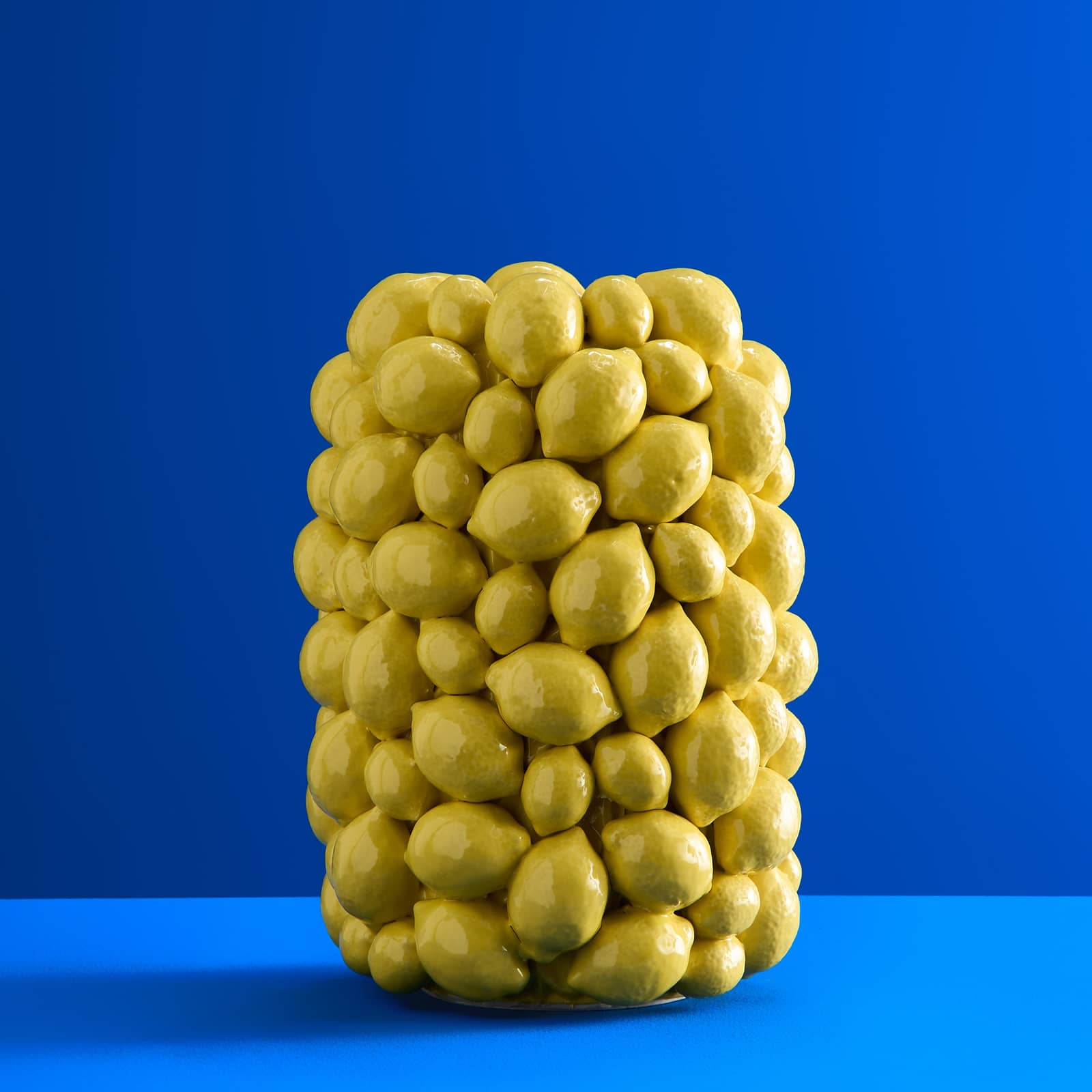 Vase Citrons en relief