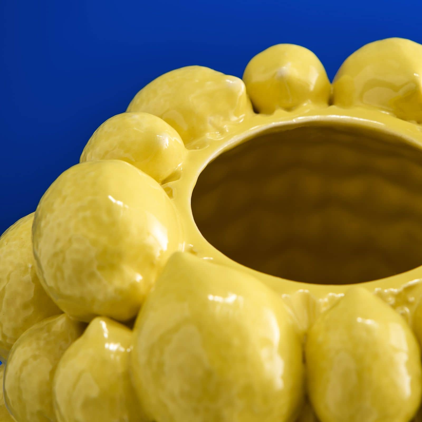 Vase Citrons en relief