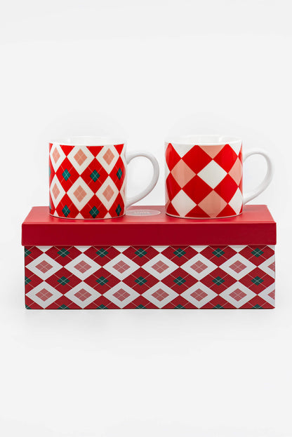 Duo de tasses de Noël collection Santa Amadeus