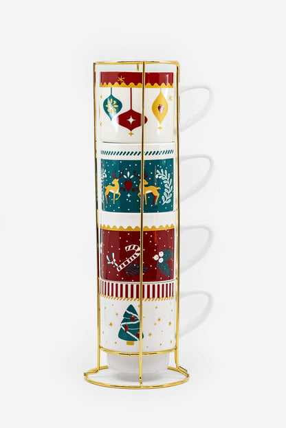 Coffret tasses de Noël Amadeus