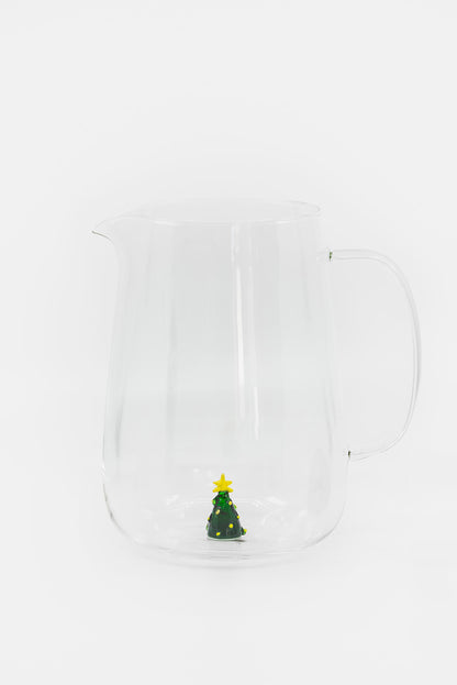 Pichet en verre Amadeus - Sapin de Noël